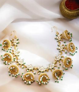 Elegante Cadena para el Cabello de Novia Chapada en Oro con Adornos de Perlas para Boda, Accesorio de Joyería para el Cabello de Mujer - Product Image 2