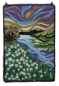 Caminos de mesa circulares hechos a mano modernos con cuentas, manteles individuales decorativos atractivos para el hogar, Fabricante Mayorista de accesorios de mesa - Product Image 4