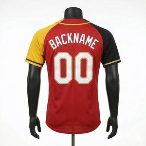 Maillot de baseball professionnel à boutons, fabricant de vêtements de sport sur mesure, fournisseur de maillots de baseball personnalisés pour équipes sportives - Product Image 3