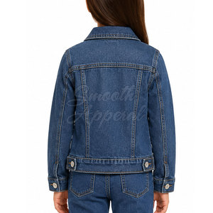 Veste en jean élégante en coton pour enfants, garçons et filles, confortable, décontractée, séchage rapide, légère, respirante, pour l'école - Product Image 3
