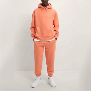 Ensemble de survêtement d'hiver pour homme, deux pièces, à capuche, épais, style décontracté, pour le sport, la course et le streetwear - Product Image 1