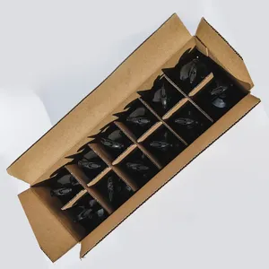 Adjustable Height Telescopic Corrugated Textile <b>Box</b> with Separate Lid Vietnam Manufacturer-Artwork & Crafts - Product Image 1