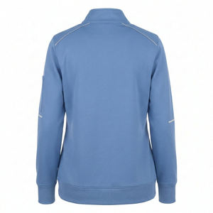 Chaqueta Médica Unisex Personalizada con Múltiples Bolsillos, Cierre de Cremallera, Uniforme de Enfermera, Mangas con Ribetes Acanalados - Product Image 3