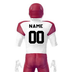 Ensemble de maillots de football américain personnalisés, uniforme sublimé, vêtements de sport d'équipe, tissu respirant, résistant, pour entraînement, club, match - Product Image 5