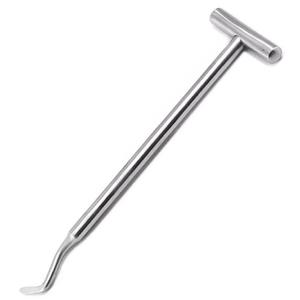 Professional Dental Potts Root Elevator Right Curved Crossbar Handle Stainless Steel CE Certified <b>Teeth</b> <b>Cleaning</b> Surgical <b>tool</b> - Product Image 4