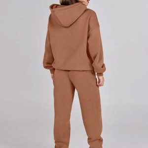 Survêtement court à capuche pour femme, entièrement personnalisé, en molleton écologique, qualité supérieure, best-seller, vente en gros - Product Image 5