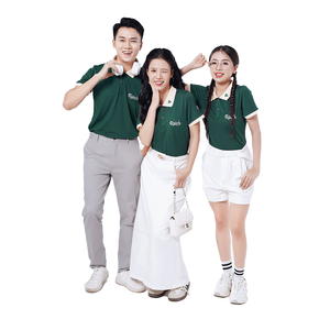 Uniforme de Trabajo de Alta Calidad para Personal Promocional, Conjunto de Camiseta Polo y Delantal, Poliéster Tejido, Personalizable, Ropa de Trabajo para Cafetería y Restaurante - Product Image 1