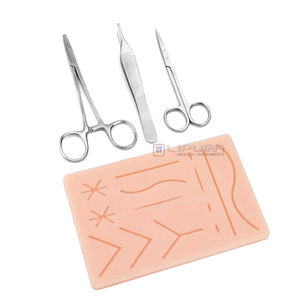 Suture <b>Practice</b> Kit Students Complete Starter Suturing High Quality Silicone <b>Practice</b> <b>Pad</b> Surgical Medic Instruments - Product Image 1