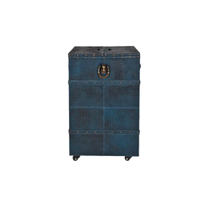 Gabinete de Almacenamiento de Barra Abierta con Solapa Mediana, Diseño de Lujo Azul, para Uso en Hogar y Hotel, Precio Competitivo, Superventas en Panamá - Product Image 4