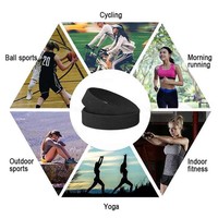 Diadema Deportiva de Verano, Diseño Nuevo, Alta Calidad, Portátil, Delgada, de Spandex, Secado Rápido, Antideslizante, Ecológica, para Yoga