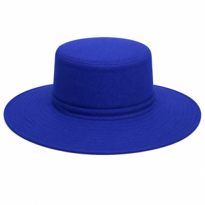 Sombrero de Sol Azul de Ala Ancha para Exteriores, Tejido Transpirable, Estilo Casual para Equipamiento de Cricket - Product Image 1
