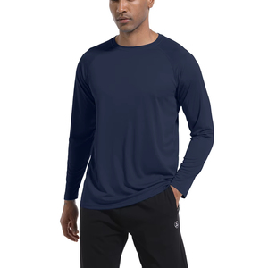 Proveedor Mayorista de Ropa Deportiva, Fabricante de Camisetas de Manga Larga con Protección UV para Hombre, Ropa Deportiva para Exteriores, Camisetas OEM ODM - Product Image 4