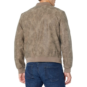 2026 Manufacturer's Latest Style <b>Men's</b> Eco-Friendly <b>Leather</b> <b>Jacket</b> High Selling Stand Collar <b>Jacket</b> with OEM Service - Product Image 4