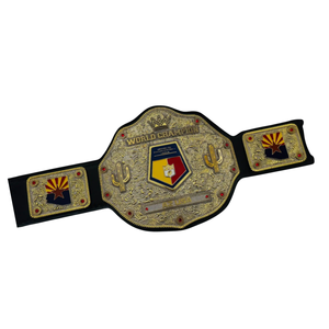 World Champion Arizona Championship Belt Custom Wrestling Belt High-Quality Collector's Item Azusa - Product Image 6