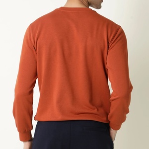 Alta calidad al por mayor en blanco hombres sudadera logotipo personalizado cuello redondo sudadera Casual moda ropa hombres sudaderas de gran tamaño hombres - Product Image 4
