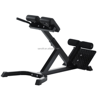 Chaise romaine Hyperextension Bench Machine d'extension du dos réglable et équipement d'exercice polyvalent du bas du dos pour la salle de sport à domicile
