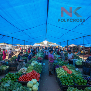 Bâche de marché pour légumes résistante aux intempéries, traitée anti-UV, pour applications en extérieur - Product Image 4