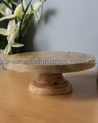Soportes de pastel de madera para repostería, soportes de exhibición, superventas, madera de mango de Acacia Natural, soporte de exhibición de postre de pastel de madera tallado a mano - Product Image 6