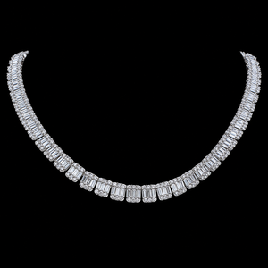 Impresionante Cadena Cubana con Diamantes de Moissanita, Collar Completamente Cubierto de Diamantes para Regalo de Boda, Unisex, Estilo Hip Hop Urbano y Atrevido - Product Image 6