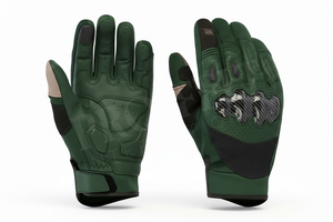 Comfortable Custom Embroidery Logo Anti <b>Slip</b> Riding Gloves <b>Full</b> Finger Protective Motocross Racing Gloves Touch Screen Windproof - Product Image 2