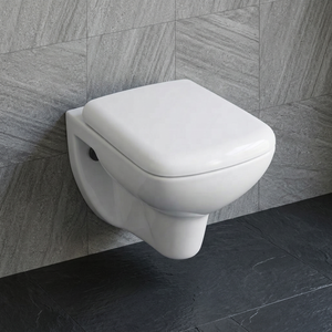 Export Quality Rimless Wall Hung Toilet Ceramic Water Closet Standard Size EWC Modern Bathroom WC Pan - Product Image 3