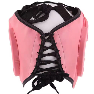 Casque de protection léger pour le karaté, protection intégrale du visage, protection professionnelle pour les arts martiaux, protections de tête confortables en cuir, personnalisables - Product Image 5