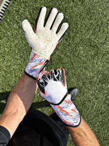 Guantes de Portero de Fútbol Profesionales, Nuevo Diseño, Material de Látex y Cuero/PU, Cierre de Cremallera, para Niños y Adultos - Product Image 4