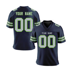 Nouvelle arrivée, maillot de football américain léger et personnalisé, nouveau style, couleur unie, maillot de football américain - Product Image 6