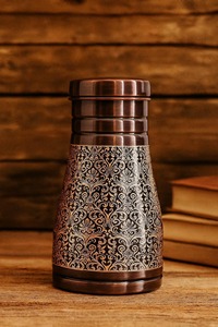 100% Pure <b>Copper</b> Water <b>Bottle</b> For Daily Use For Shaking And Car Durable <b>Copper</b> <b>Drinking</b> <b>Bottle</b> - Product Image 3