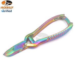 Cortauñas de Acero Inoxidable Multicolor Arcoíris, Juego de 2 Piezas, Abertura de Mandíbula Ancha, Resistente, para Bebés y Uñas Gruesas y Duras - Product Image 4