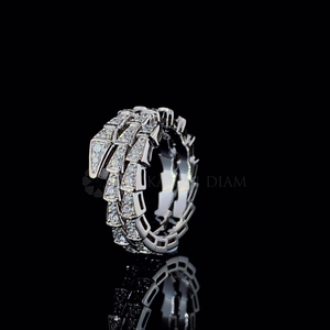 Bague de fiançailles en diamant rond de laboratoire de 1,40 ct en or massif 10K 14K 18K cadeau d'anniversaire de mariage - Product Image 4