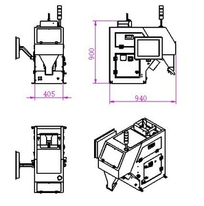 Tự Động Denim Phần Cứng Nhà Máy May 'Tầm Nhìn Máy Đếm 500Pcs-5000Pcs Jeans Nút Đinh Tán Có Sẵn Cho Phim Lá - Product Image 4