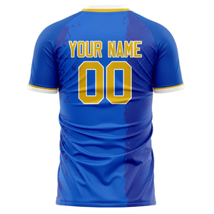 ผู้ผลิตเสื้อฟุตบอลทีมเยือนแบบ OEM ODM รับผลิตตามสั่ง เสื้อฟุตบอลซับลิเมชั่น แห้งเร็ว ระบายอากาศได้ดี - Product Image 2
