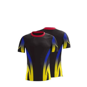Maillot de sport en tissu tissé 100 % polyester, coupe classique, uni, pour le badminton, le tennis et le tennis de table - Product Image 2