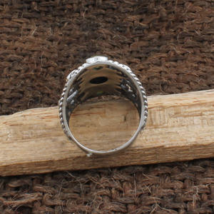 Anillo de Lapislázuli Natural al por Mayor, Anillo de Plata de Ley 925 con Gema Azul Real Vintage para Mujer, Precio de Fábrica de Joyería Fina - Product Image 6