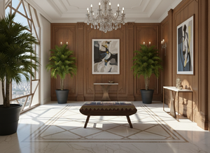 Banco Plegable de Yute y Lana Tejido a Mano – Asiento Decorativo de Madera Estilo Boho para Pasillo, Dormitorio y Sala de Estar - Product Image 3