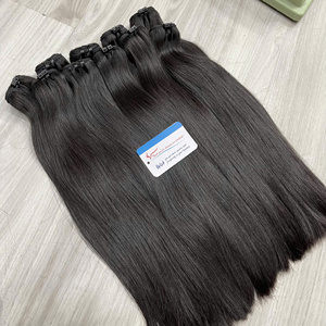 Sale Off 15%!!!Unprocessed Hair Natural Black Weft Color Hair 100% Raw Vietnamese Human Hair No <b>tangle</b> No Shedding Wholesale - Product Image 2