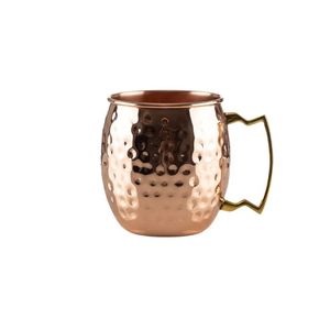 Tasses en cuivre martelé de qualité commerciale pour restaurants et bars, ensemble cadeau idéal - Product Image 2