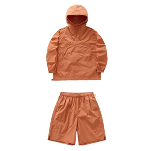 Ensemble court coupe-vent pour homme en nylon respirant avec col à capuche – Vêtement d'hiver - Product Image 3