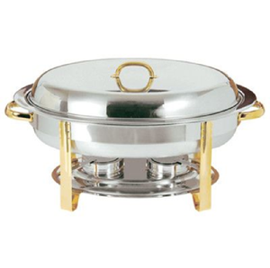 Sleek silver rectangular chaffer Durable and high-capacity For Hotel Restaurant Wedding Party or Home Use available at wholesale - Product Image 2