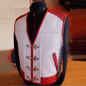 Nouveau Gilet de Course en Cuir pour Moto, Coupe-Vent, Grande Taille, Personnalisé OEM 2026 – Fournisseur Professionnel de Gilets de Sécurité pour Hommes - Product Image 1