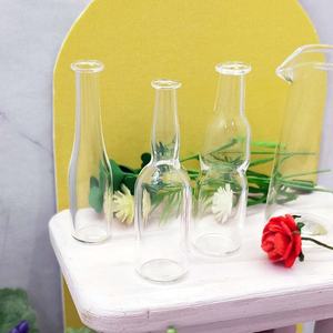 Miniature 1:12 Scale Glass Bottle Handmade Craft for Decoration - Product Image 5