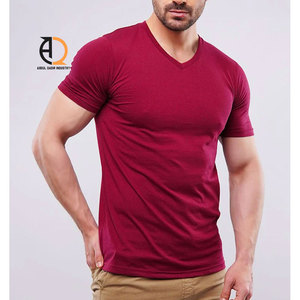 Camiseta Personalizada de Manga Corta para Hombre, Cuello Redondo, Diseño de Parches de Colores, Camiseta Lisa para Hombre, 100% Algodón Pesado - Product Image 3