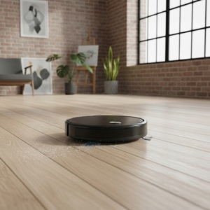 เครื่องดูดฝุ่นและถูพื้นอัจฉริยะ Sudex พร้อมระบบทำความสะอาดแบบแห้ง แรงดูด 500 Pa ครอบคลุมพื้นที่ 90 เมตร สำหรับใช้ในครัวเรือน - Product Image 2