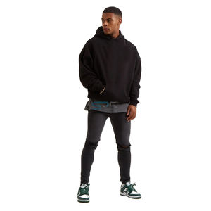 Sudaderas con Capucha Personalizadas OEM ODM para Hombre, de Invierno, Sublimadas, 100% Algodón, Holgadas, Lisas, con Forro Polar, para Entrenamiento, Casuales, Bordadas y con Cuentas - Product Image 6