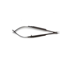 Porte-aiguilles micro-barre à micro-aiguilles courbées lisses en acier inoxydable argenté, instrument chirurgical manuel standard général LR4-123-546 CE - Product Image 2