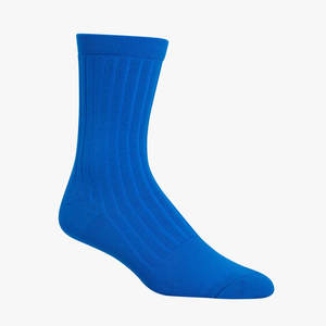 ถุงเท้าข้อสั้นผู้ชาย สีน้ำเงินล้วน แบบถัก สวมใส่ได้ทุกวัน - Product Image 3
