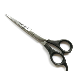 Ciseaux de coiffure à manche en plastique de la meilleure qualité, lame en acier inoxydable, ciseaux de coiffeur professionnels avec repose-doigt - Product Image 4