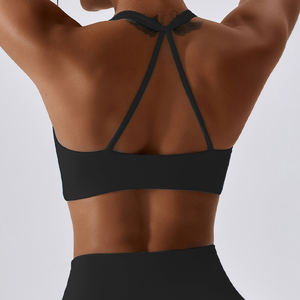 Sujetador Deportivo de Nailon y Elastano para Mujer, de Secado Rápido, para Yoga, Gimnasio, Fitness, Sujetador Deportivo Corto y Suave para Chicas - Product Image 6