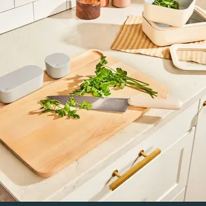 <b>Large</b> Wooden Cutting Board 17x12 Inch Rectangle Minimalist Design for Sunday Dinners and Meat Serving - Product Image 3